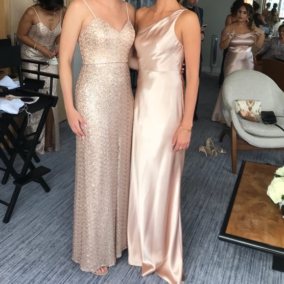 jenny yoo satin bridesmaid dresses